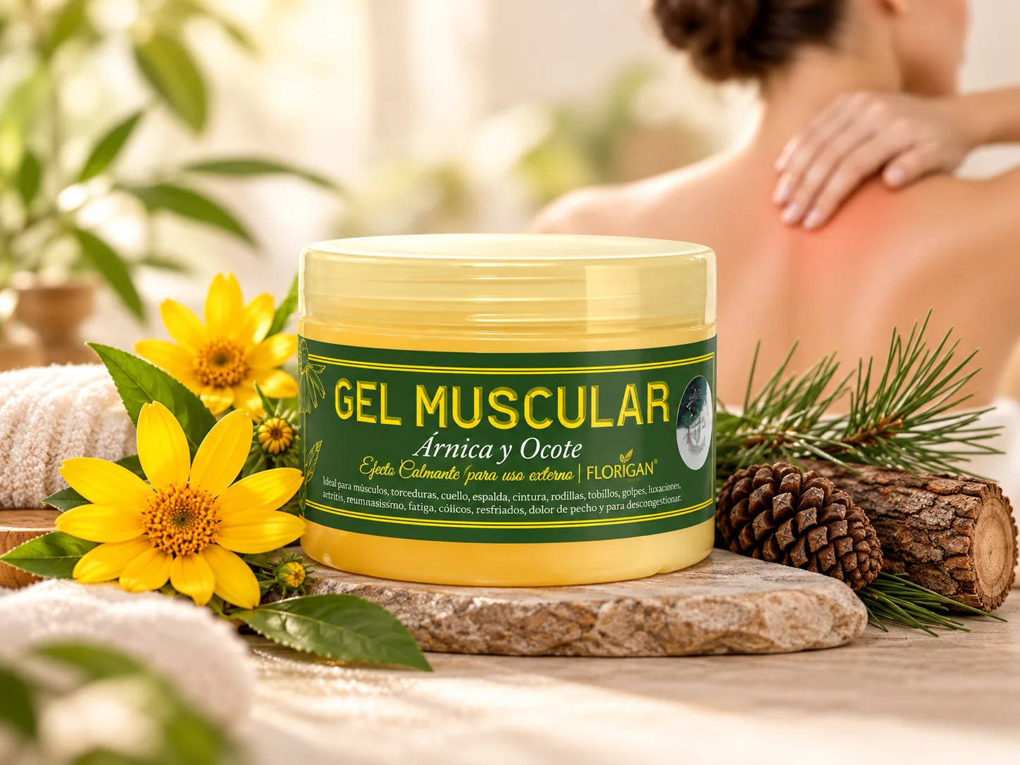 Gel muscular Árnica y Ocote